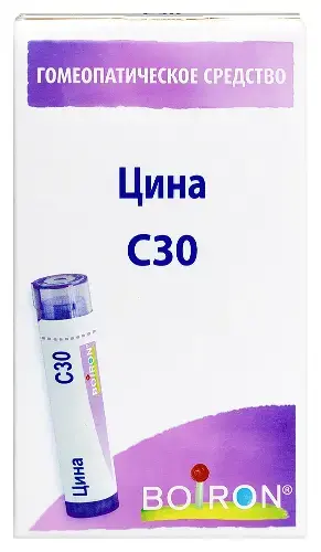 ЦИНА С30 гран. гомеопат. 4г N1 (Буарон Лаб, ФРАНЦИЯ)