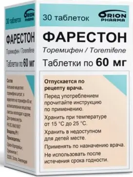 ФАРЕСТОН табл. 60мг N30 (ОРИОН, ФИНЛЯНДИЯ)