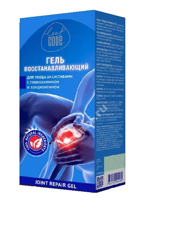 ЛИФ КОД (LEAF CODE) гель восстан-щий глюкозамин/хондроитин 150мл (Лифкод, РФ)