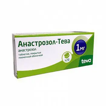 АНАСТРОЗОЛ ТЕВА табл. п.п.о. 1мг N28 (ТЕВА, ИЗРАИЛЬ)