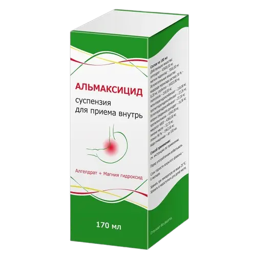 АЛЬМАКСИЦИД сусп. внутр. (фл.) 170мл N1 (Тульская Ф.Ф., РФ)