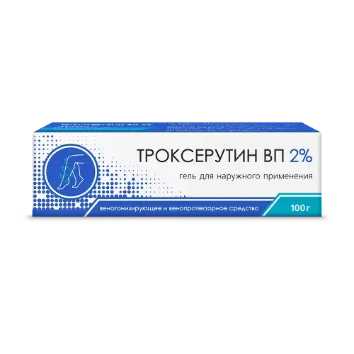 ТРОКСЕРУТИН гель д/наруж. прим (туба) 2% - 100г N1 (ВетПром АД, БОЛГАРИЯ)