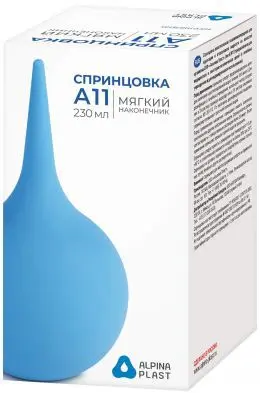 СПРИНЦОВКА А-11 ПВХ 230мл мягк. наконечник (БОЛЕАР, РФ)