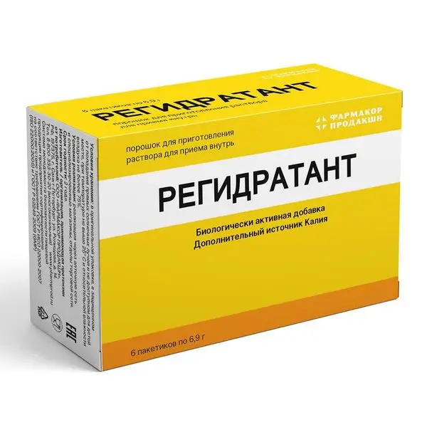 РЕГИДРАТАНТ пор. д/р-ра внутр. 6.9г N6 (ФАРМАКОР, РФ)