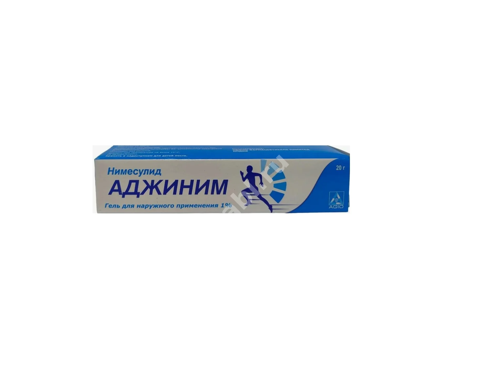 АДЖИНИМ гель д/наруж. прим (туба) 1% - 20г N1 (Аджио Фармацевтикалз, ИНДИЯ)