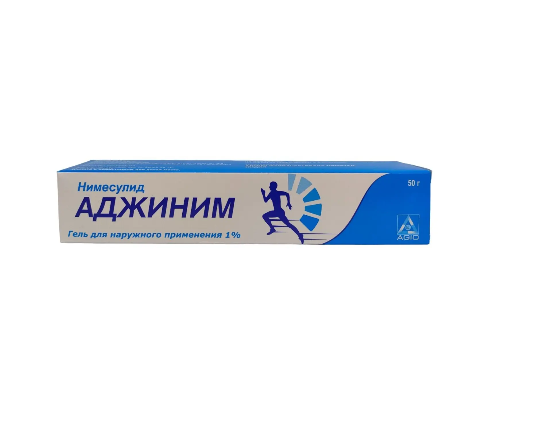 АДЖИНИМ гель д/наруж. прим (туба) 1% - 50г N1 (Аджио Фармацевтикалз, ИНДИЯ)
