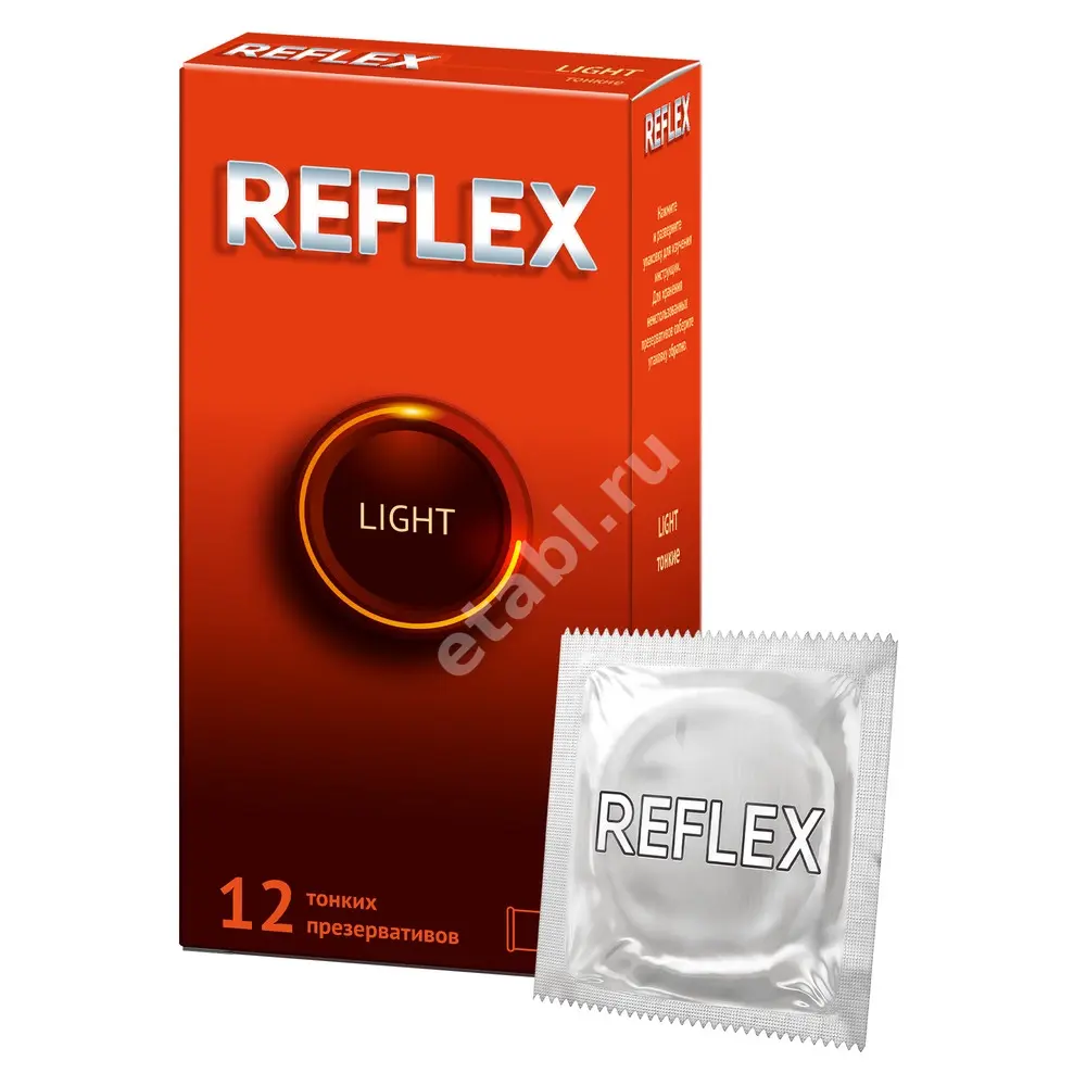 РЕФЛЕКС презервативы Light N12 (РЕКИТТ БЕНКИЗЕР, КИТАЙ)