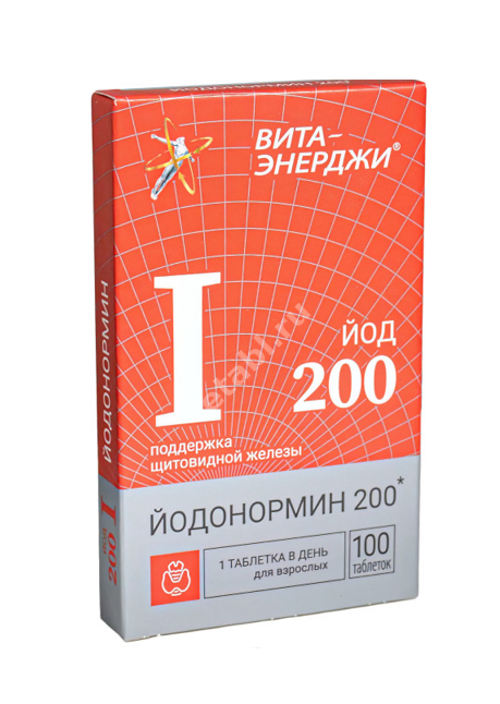 ЙОДОНОРМИН табл. 200мкг N100 (ВнешторгФарма, РФ)