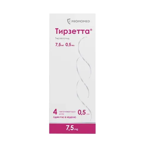 ТИРЗЕТТА р-р для п/к введ. (шприц в автоинж.) 7.5мг - 0.5мл N4 (ПРОМОМЕД, РФ)