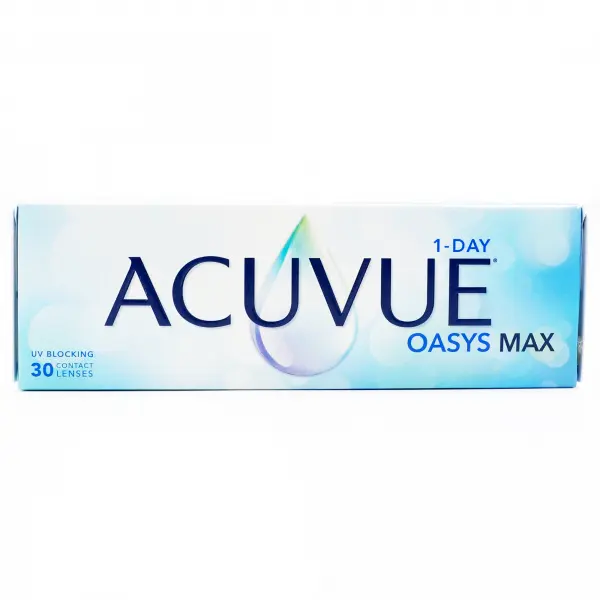 ЛИНЗЫ КОНТАКТНЫЕ Acuvue Oasys Max 1-Day 30шт традиц 1день дневн б/цв -6.50 8.5 (Джонсон и Джонсон Вижн Кэер, ИРЛАНДИЯ)
