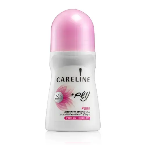 КЭРОЛАЙН (CARELINE) дезодорант-антиперспирант ролик Pure 75мл (Сано Интернешенл, ИЗРАИЛЬ)