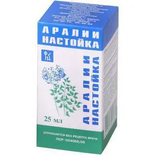 АРАЛИИ настойка (фл.) 25мл N1 (Кировская Ф.Ф., РФ)