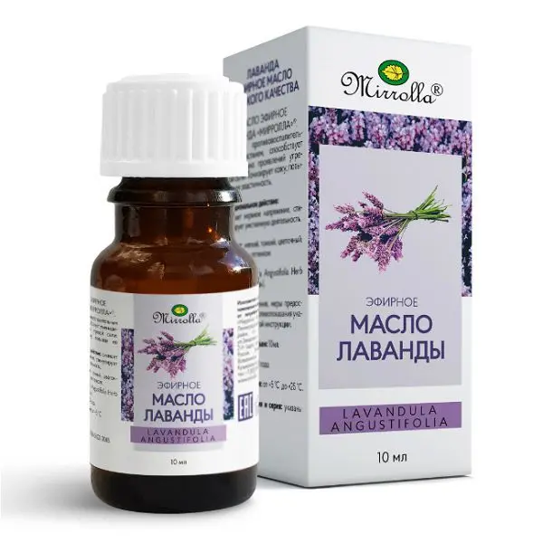 МАСЛО ЭФИРНОЕ Лаванда 10мл (МИРРОЛЛА, РФ)