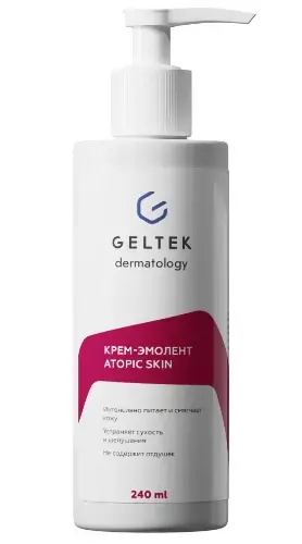 ГЕЛЬТЕК крем-эмолент для лица/тела Atopic skin 240мл (Гельтек-Медика, РФ)