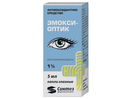 ЭМОКСИ-ОПТИК капли глазн. (фл.) 1% - 5мл N1 (БИННОФАРМ, РФ)