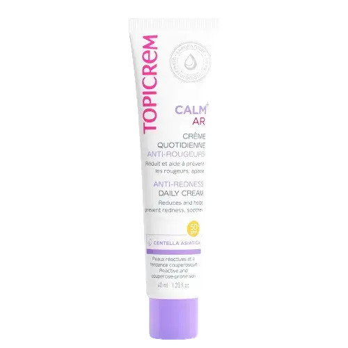 ТОПИКРЕМ Калм+ Ар крем для лица от покраснений дневной SPF 50+ (туба) 40мл (Лаборатории Нижи-Шарле, ФРАНЦИЯ)
