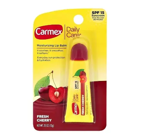 КАРМЕКС (CARMEX) бальзам для губ увлаж SPF15 (туба) 10г Вишня (Карма Лабораторис, РФ)