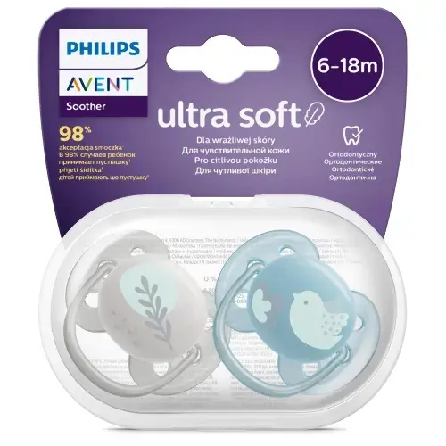 АВЕНТ (Avent) пустышка силик. Ultrasoft 6-18м SCF091/15 N2 (ФИЛИПС  ЭЛЕКТРОНИКС, НИДЕРЛАНДЫ)