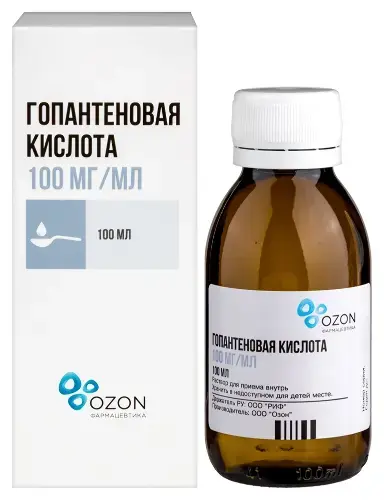 ГОПАНТЕНОВАЯ КИСЛОТА р-р д/внутр. прим. (фл.) 100мг/мл - 100мл N1 (ОЗОН, РФ)