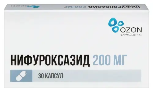НИФУРОКСАЗИД капс. 200мг N30 (ОЗОН, РФ)