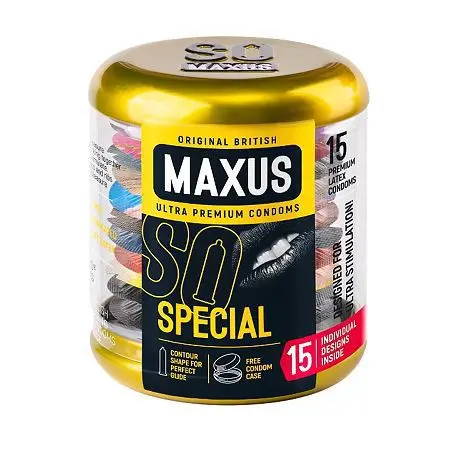 МАКСУС Special презервативы точеч-ребр (банк.) N15 (Тай Ниппон Раббер Индастри , ТАИЛАНД)