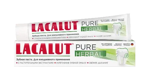 ЛАКАЛЮТ Pure Herbal зубная паста 75мл (ДОКТОР ТАЙСС НАТУРВАРЕН, ГЕРМАНИЯ)