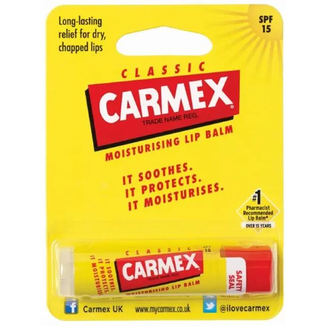 КАРМЕКС (CARMEX) бальзам для губ увлаж SPF15 (стик) 4.25г (Карма Лабораторис, РФ)