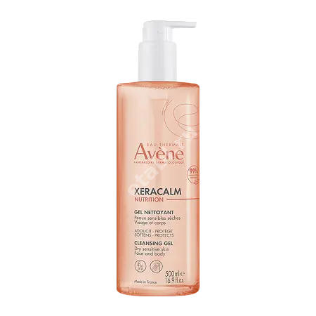 АВЕН (AVENE) Ксеракалм Nutrition гель для лица/тела очищающий питательный/легкий 500мл (ПЬЕР ФАБР, ФРАНЦИЯ)