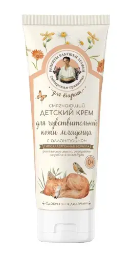 РЕЦЕПТЫ БАБУШКИ АГАФЬИ Для внучат крем смягч с аллантоином 0м+ 100мл (Первое Решение, РФ)