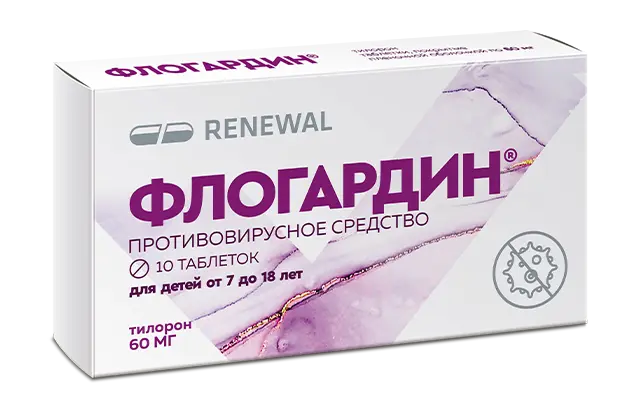 ФЛОГАРДИН табл. п.п.о. 60мг N10 (ОБНОВЛЕНИЕ, РФ)