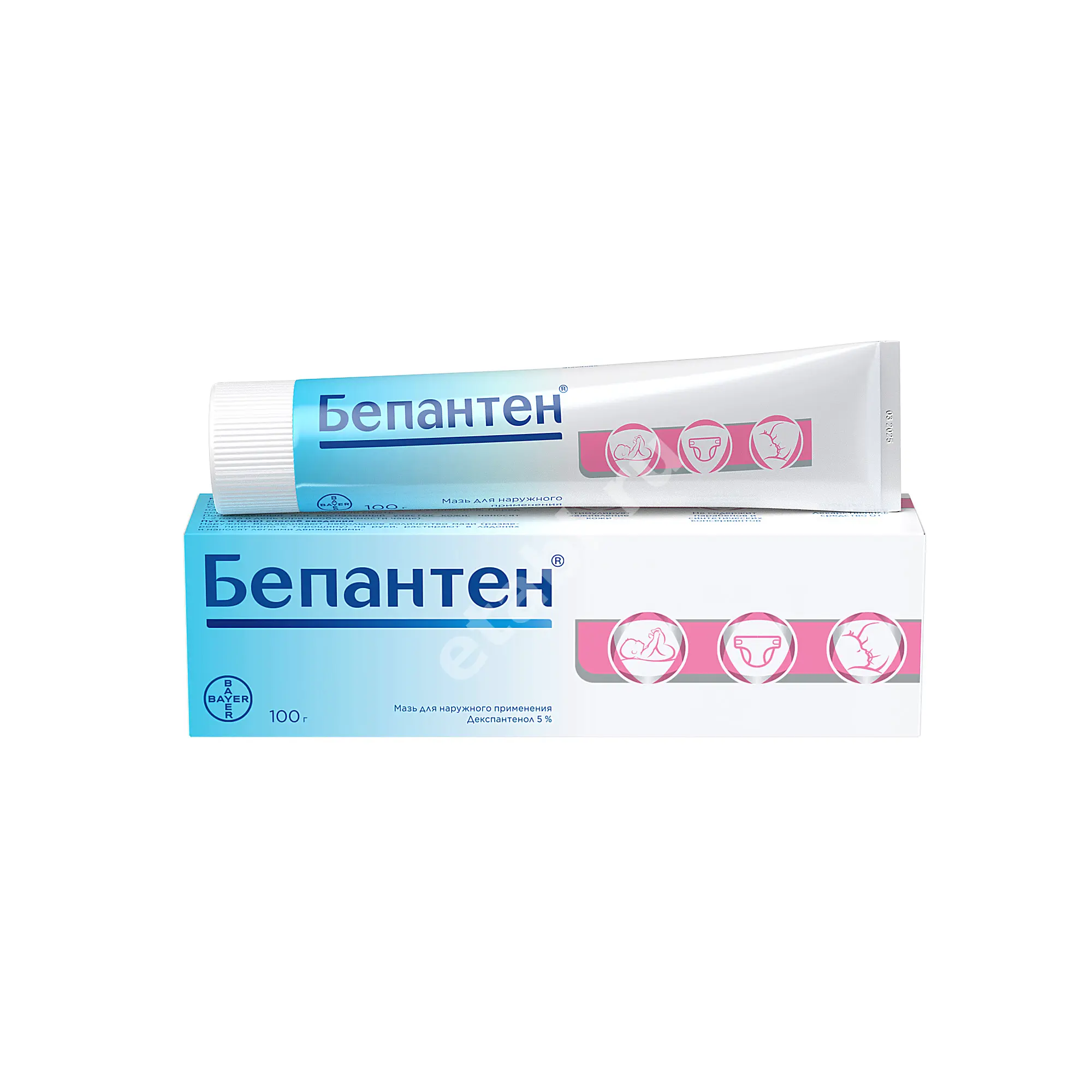 БЕПАНТЕН мазь (туба) 5% - 100г N1 (БАЙЕР, ГЕРМАНИЯ)