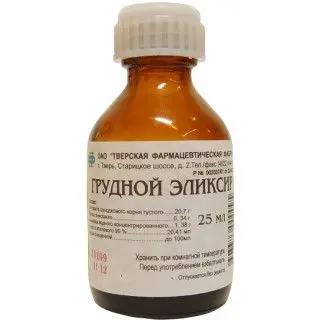 ГРУДНОЙ ЭЛИКСИР р-р д/внутр. прим. (фл.) 25мл N1 (Тверская Ф.Ф., РФ)