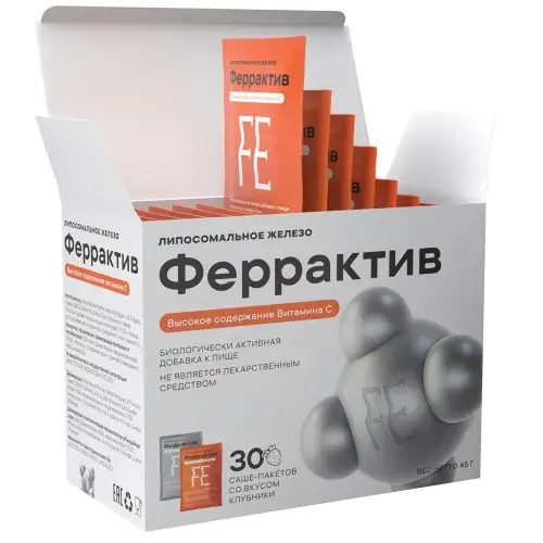 ФЕРРАКТИВ пакет-саше 1.5г N30 Клубника (Риоджа Натура, РФ)