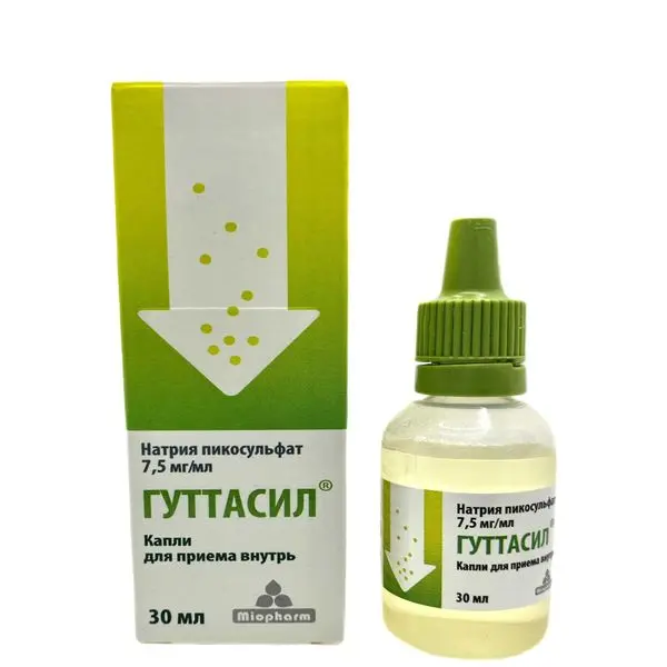 ГУТТАСИЛ капли внутр. 7.5мг - 30мл N1 БАД (Миофарм, РФ)