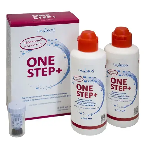 ОКЕЙ ВИЖЕН р-р д/конт линз One Step+ одноступенчатая 360мл N2 (Окей Вижен Ритейл, РЕСПУБЛИКА КОРЕЯ)
