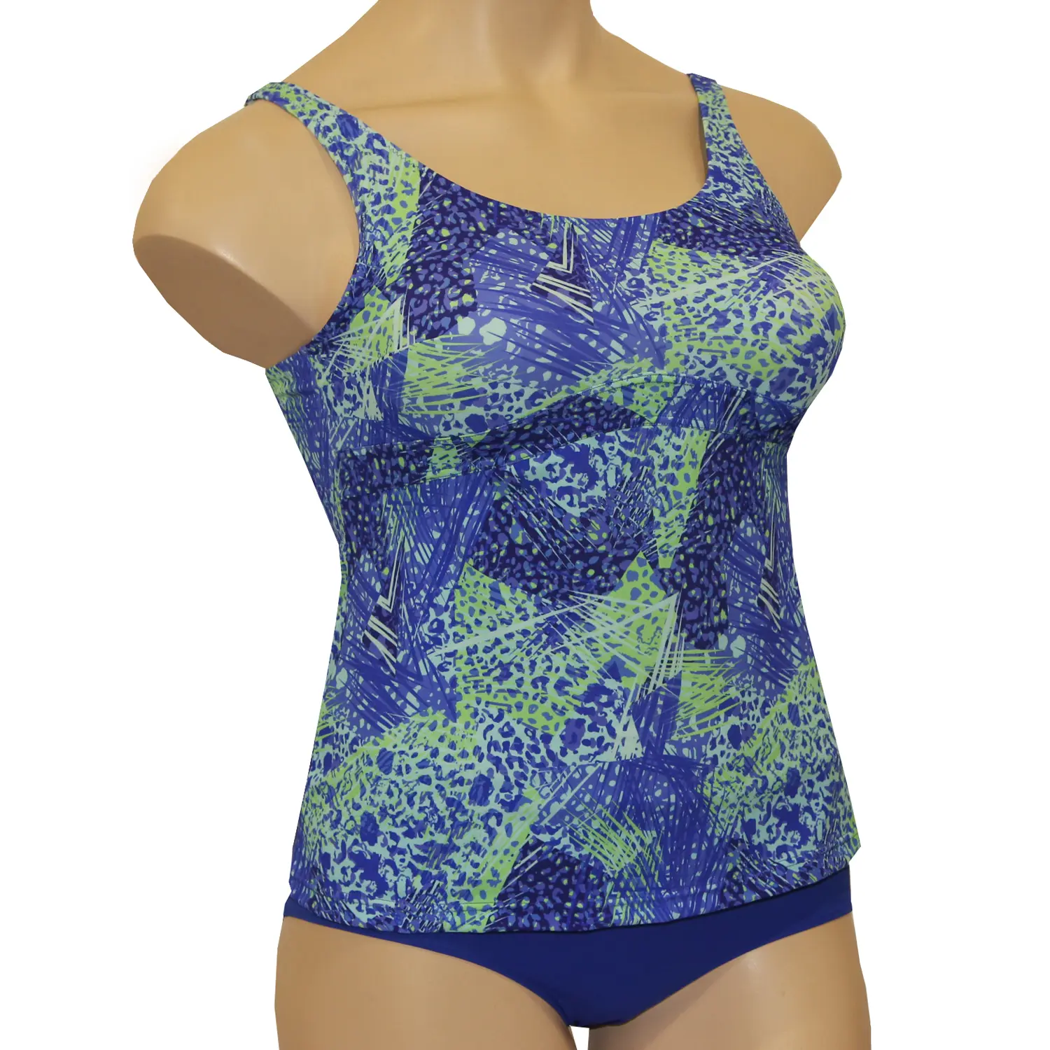 КУПАЛЬНИК ортопед арт.К0881 П203 р.100/85/106 синий с лаймом (Валерия ООО, РФ)