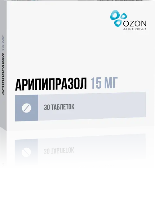 АРИПИПРАЗОЛ табл. 15мг N30 (ОЗОН, РФ)