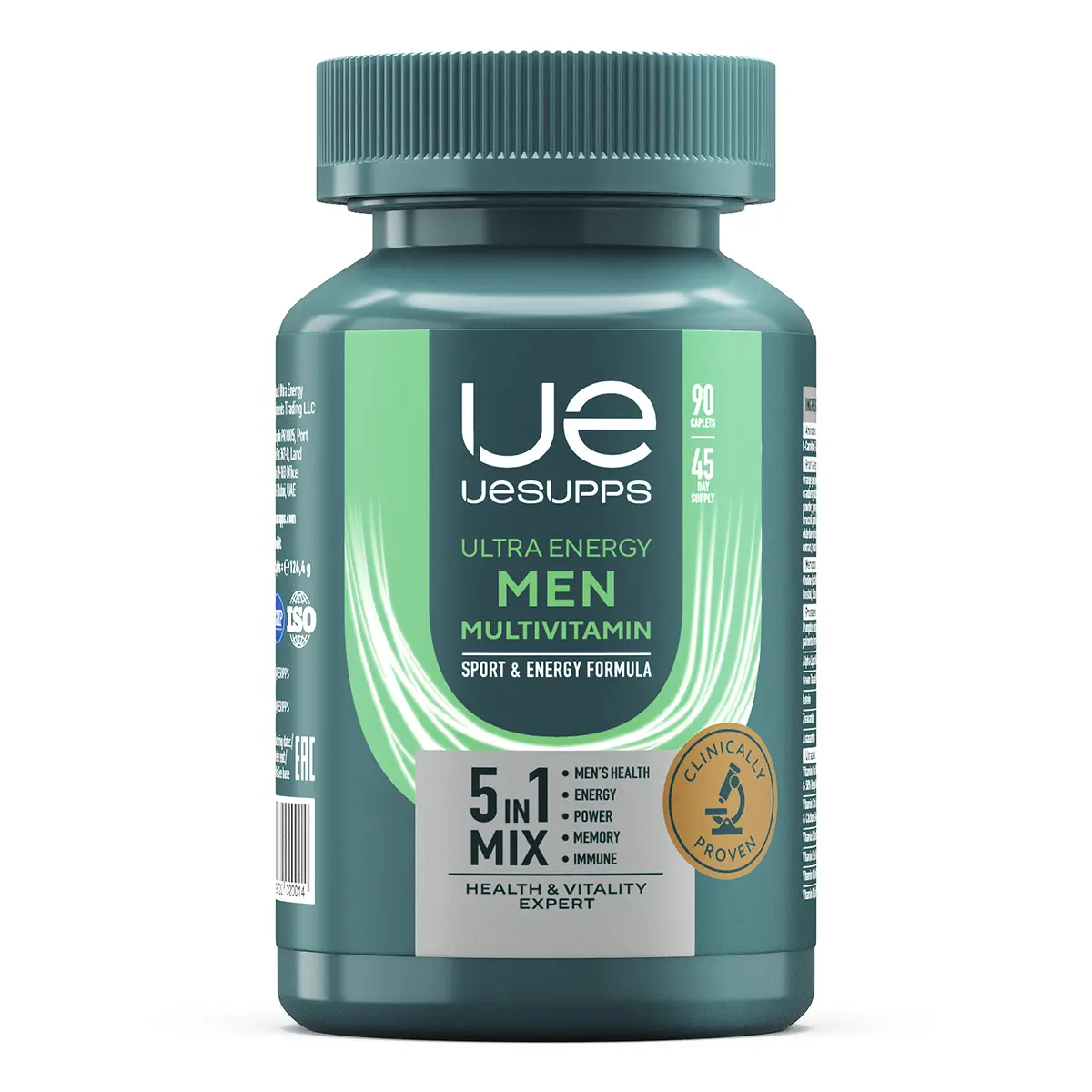МЕН МУЛЬТИВИТАМИН Уесаппс Ультра Энерджи (UESUPPS Ultra Energy) табл. N90 (Ультра Энерджи Сапплементс Трэйдинг, ОАЭ)