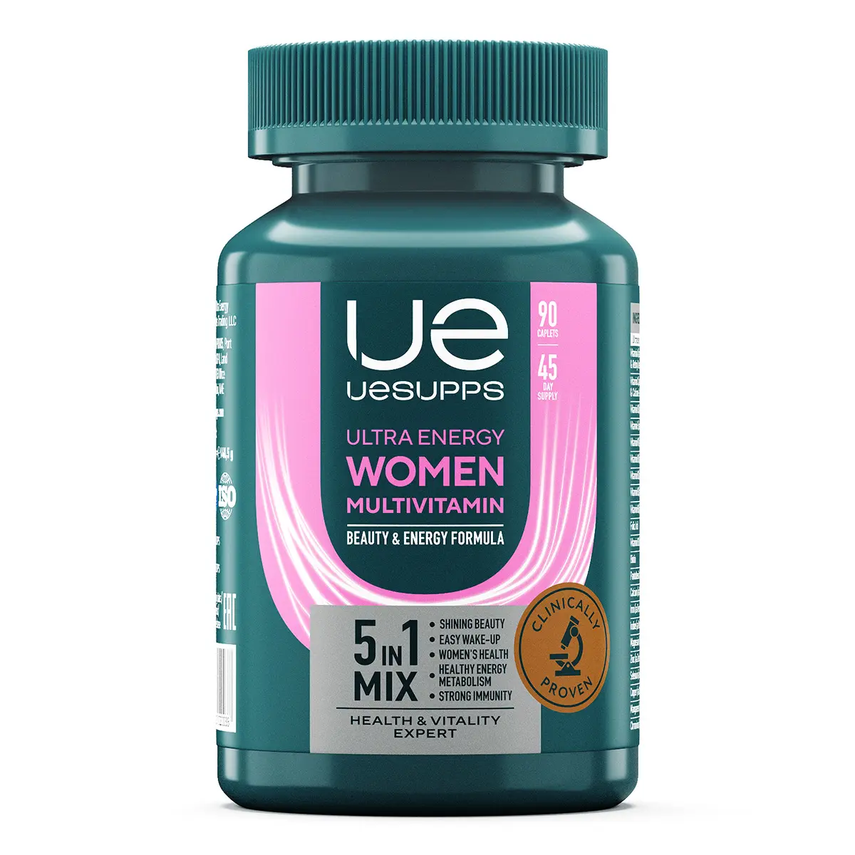 ВУМЕН МУЛЬТИВИТАМИН Уесаппс Ультра Энерджи (UESUPPS Ultra Energy) табл. N90 (Ультра Энерджи Сапплементс Трэйдинг, ОАЭ)