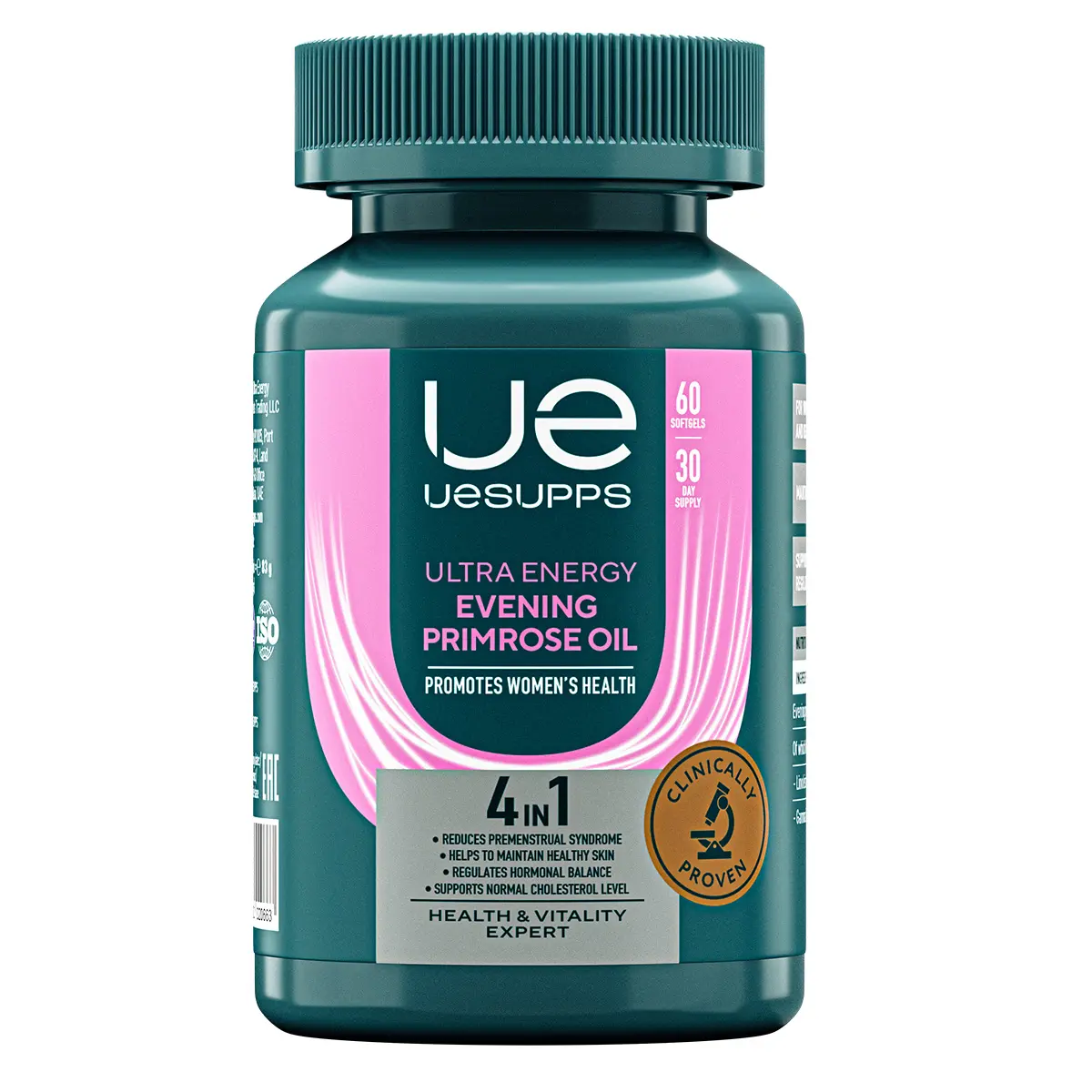 ПРИМУЛЫ ВЕЧЕРНЕЙ МАСЛО Уесаппс Ультра Энерджи (UESUPPS Ultra Energy) капс. 1.38г N60 (Ультра Энерджи Сапплементс Трэйдинг, ОАЭ)
