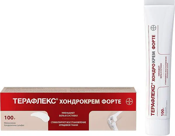 ТЕРАФЛЕКС ХОНДРОКРЕМ ФОРТЕ крем (туба) 1%+5% - 100г N1 (БАЙЕР, РФ)