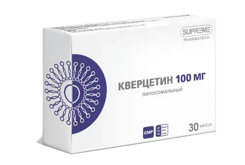 КВЕРЦЕТИН Липосомальный капс. 0.548г N30 (Суприм Фармацех, РФ)