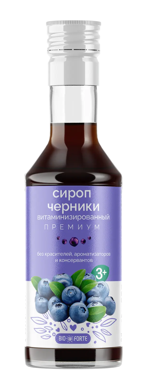 ЧЕРНИКА сироп витаминизированный (фл.) 250мл (Биоинвентика, РФ)