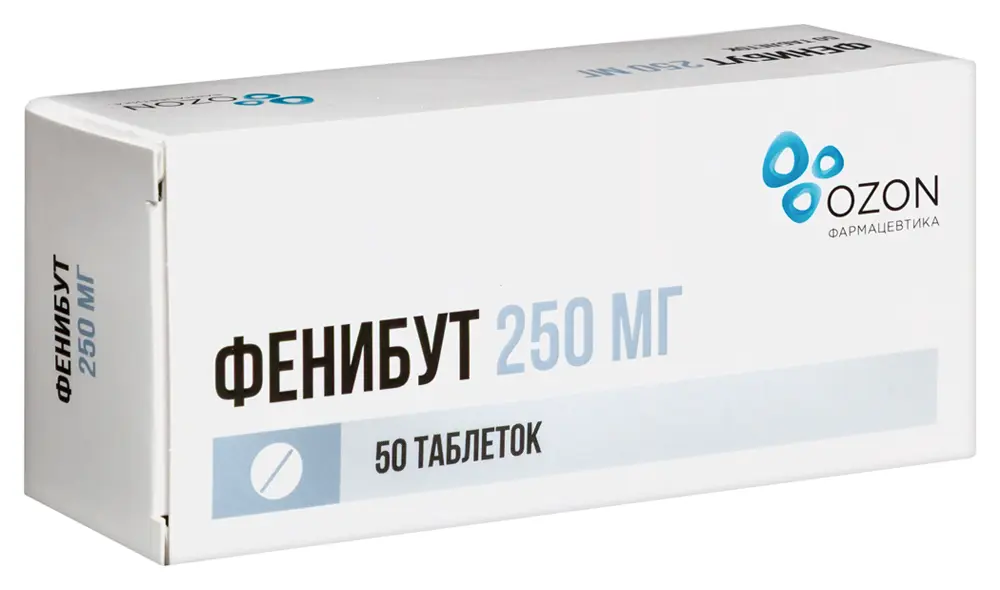 ФЕНИБУТ табл. 250мг N50 (ОЗОН, РФ)
