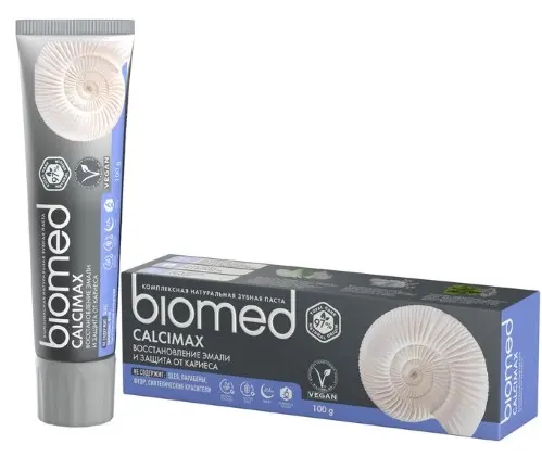 БИОМЕД зубная паста Кальцимакс 100мл (Органик Фармасьютикалз, РФ)