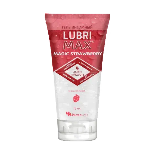 ЛУБРИМАКС Magic strawberry гель-смазка 75мл (ФАРМТЕК, РФ)