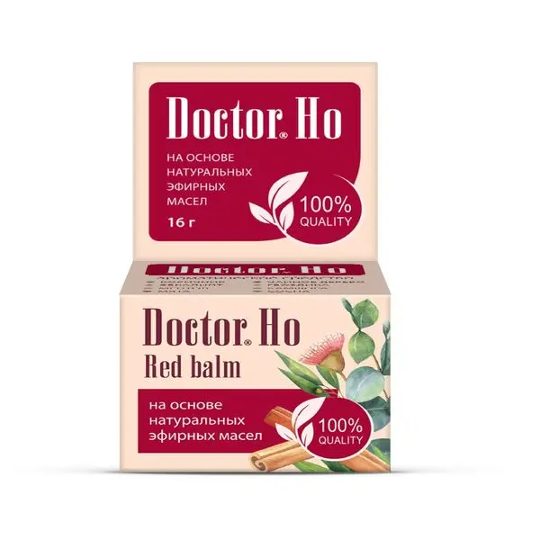 ДОКТОР ХО бальзам для тела Red Balm 16г (Данафа Фармасьютикал Джойнт Сток Компани, ВЬЕТНАМ)