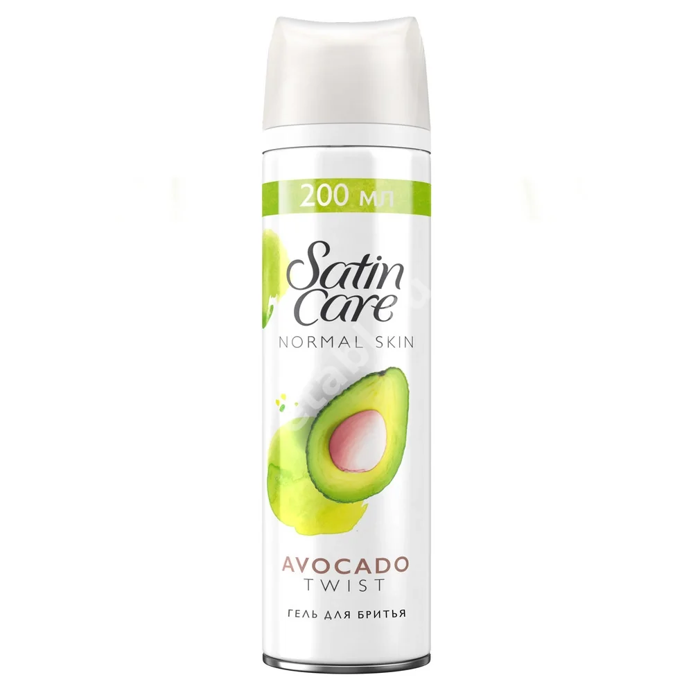 ЖИЛЛЕТТ Satin Care гель д/бритья д/жен 200мл Авокадо (Жиллетт Ю К Лтд, ВЕЛИКОБРИТАНИЯ)