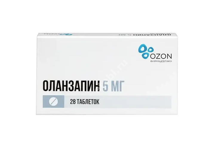 ОЛАНЗАПИН табл. дисперг. в полости рта 5мг N28 (ОЗОН, РФ)