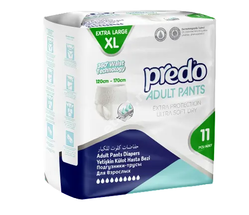 ПРЕДО АДУЛТ (PREDO ADULT) подгузники д/взрослых р.XL N11 (Предо Саглик Урунлери Санаи, ТУРЦИЯ)
